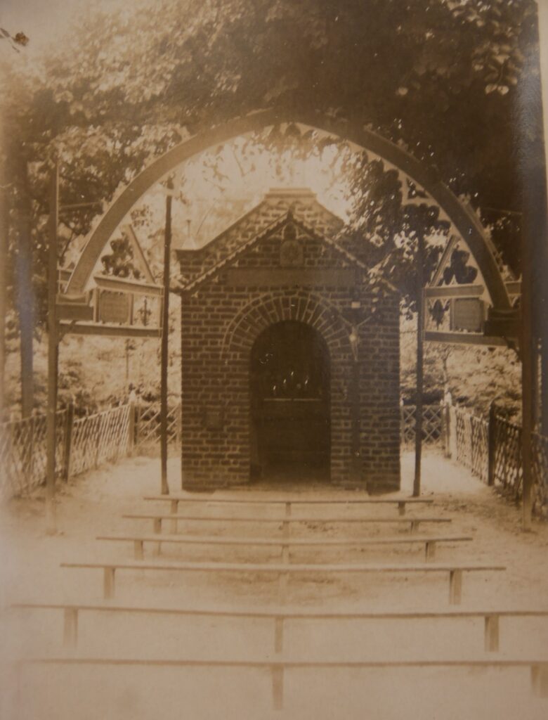 Postkarte 1932, das Pützchen vor der Erweiterung